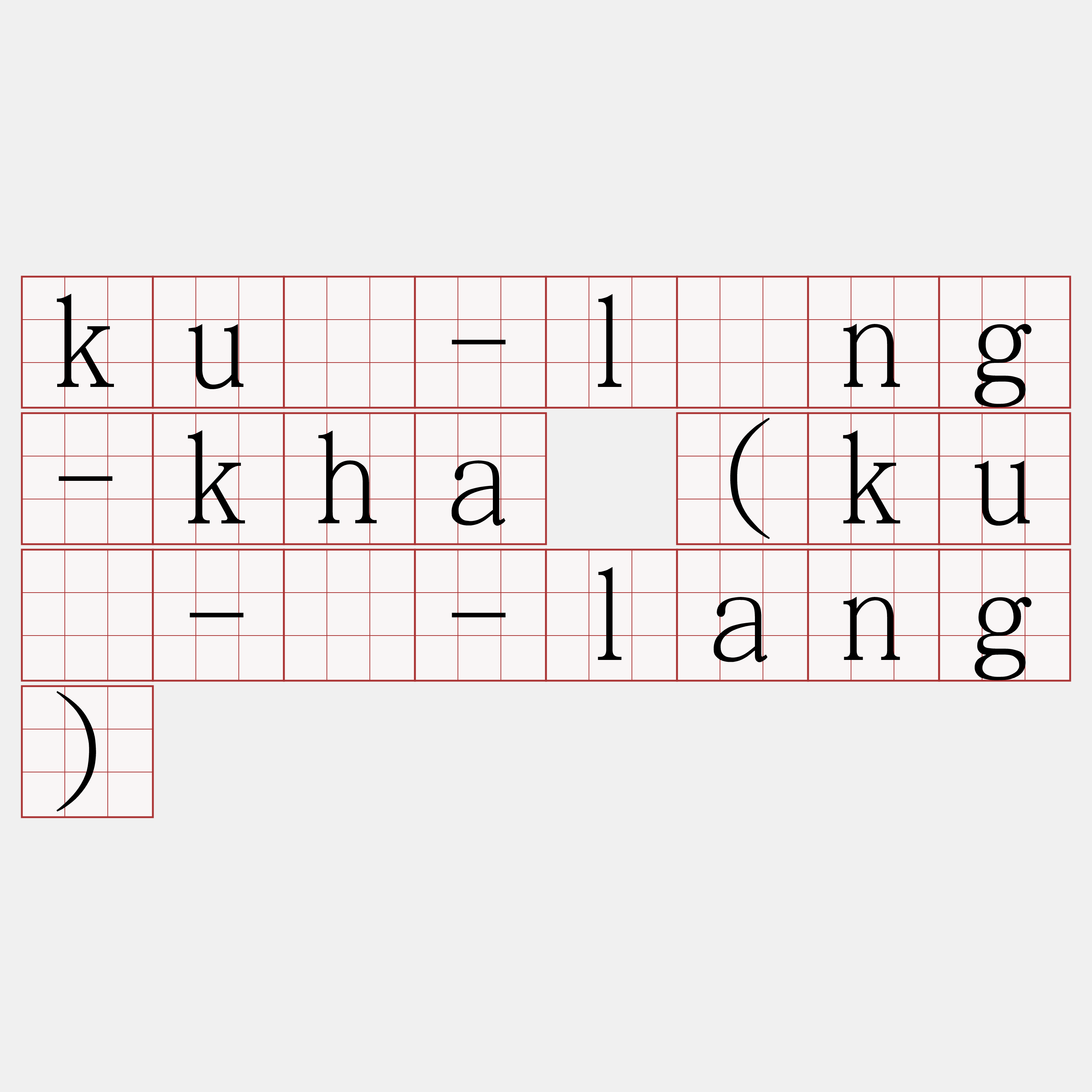 kuè-lâng-kha (kuè-ē-lang)